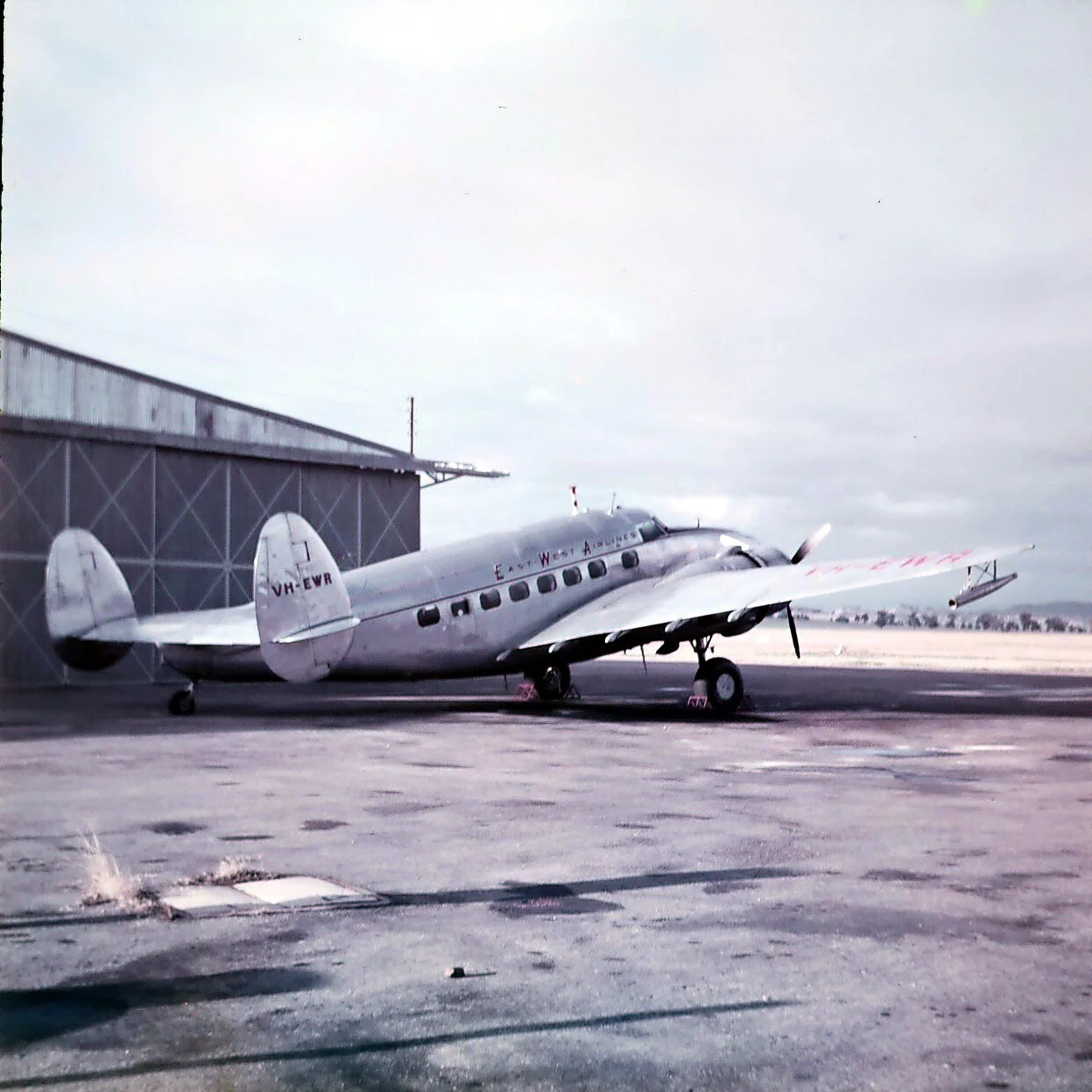 Another aircraft used in Australian cloud-seeding experiments from Wagga Airport in 1958